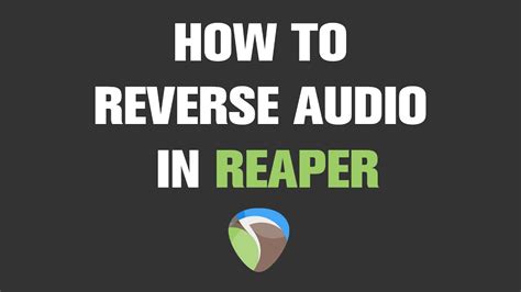 reaper reverse audio